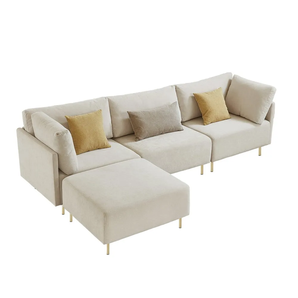 Familymill 108 Fabric L Shaped M Affordable Sofas & Couches for Every Home